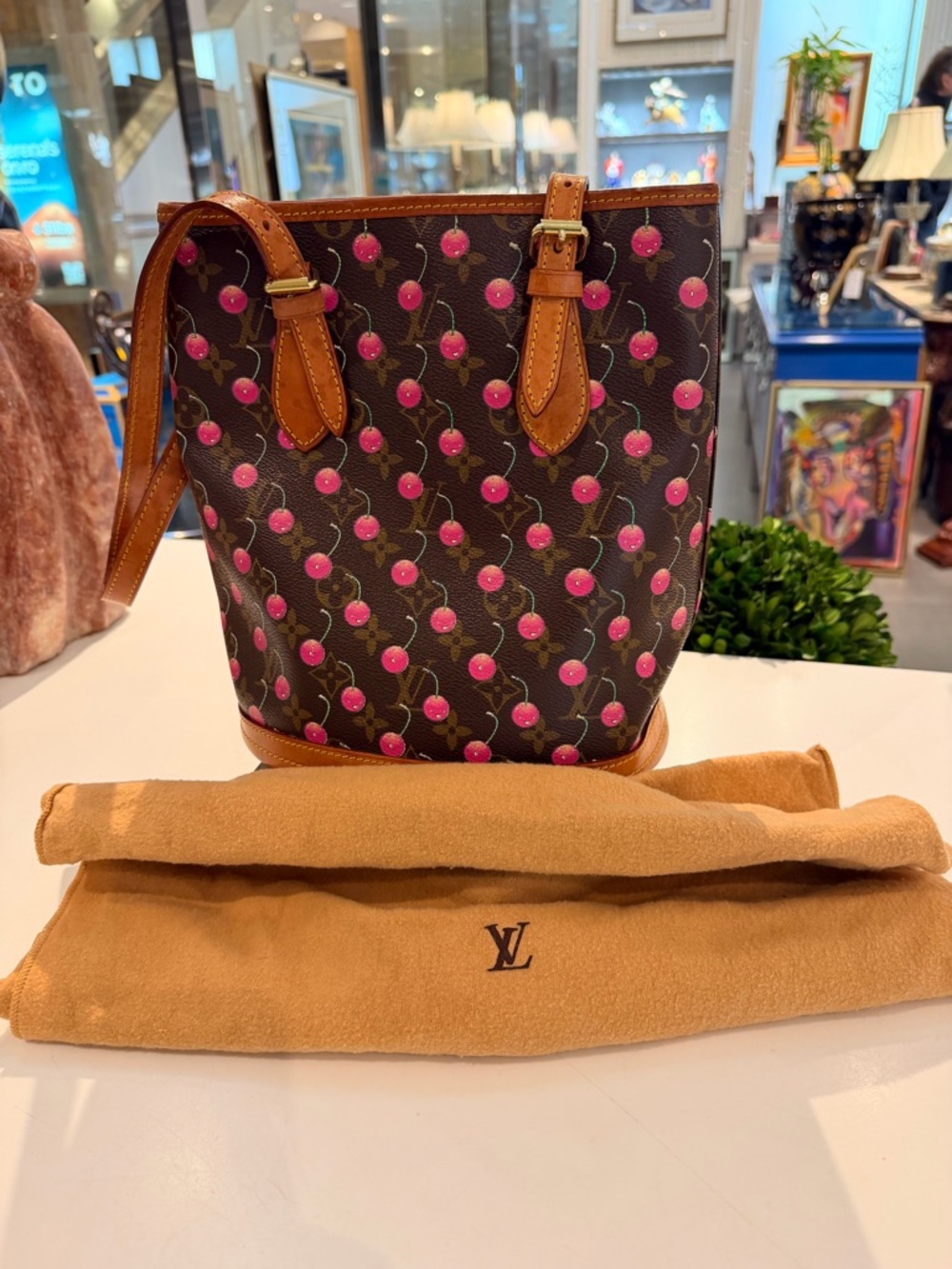 Louis Vuitton x Takashi Murakami Cerises Bucket Bag – Limited Edition